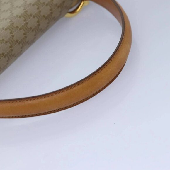 CELINE Macadam Canvas Hand Bag Beige Auth - Picture 7 of 16